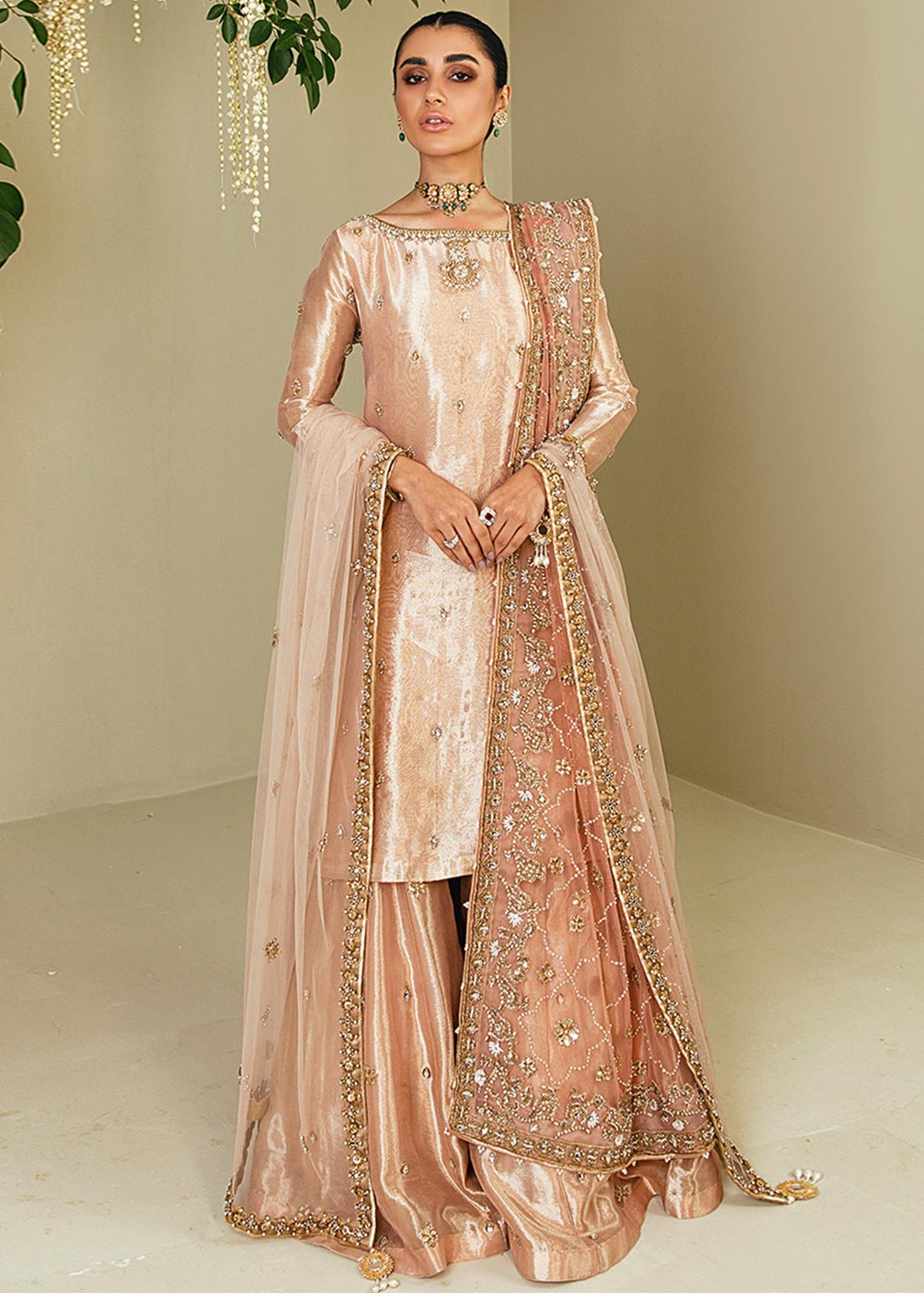 Dusty rose - Graceful Pakistani Wedding Dress MAHGUL Dusty rose - Graceful Pakistani Wedding Dress MAHGUL