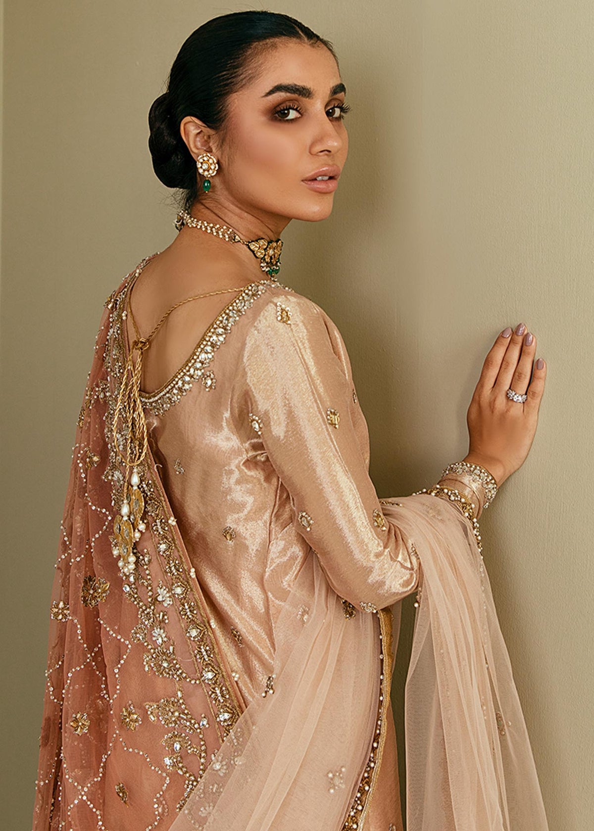 Dusty rose - Graceful Pakistani Wedding Dress MAHGUL Dusty rose - Graceful Pakistani Wedding Dress MAHGUL